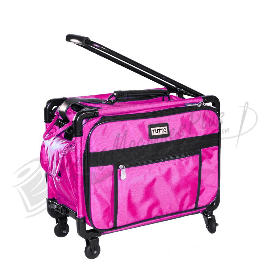 17" Tutto Small Carry-On Luggage on Wheels - PINK