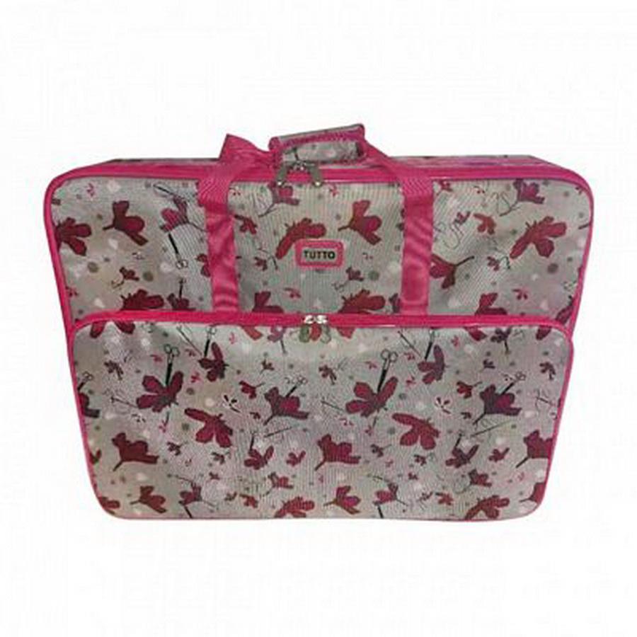 Tutto Large Embroidery Module Bag Daisies - Pink