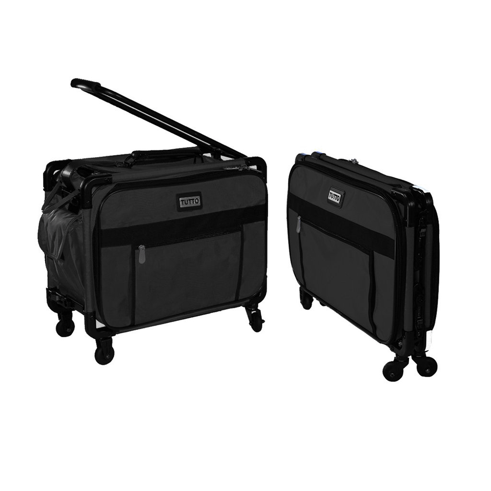 Tutto 17 inch Small Carry-On w/Wheels-Black (2009-BLK)