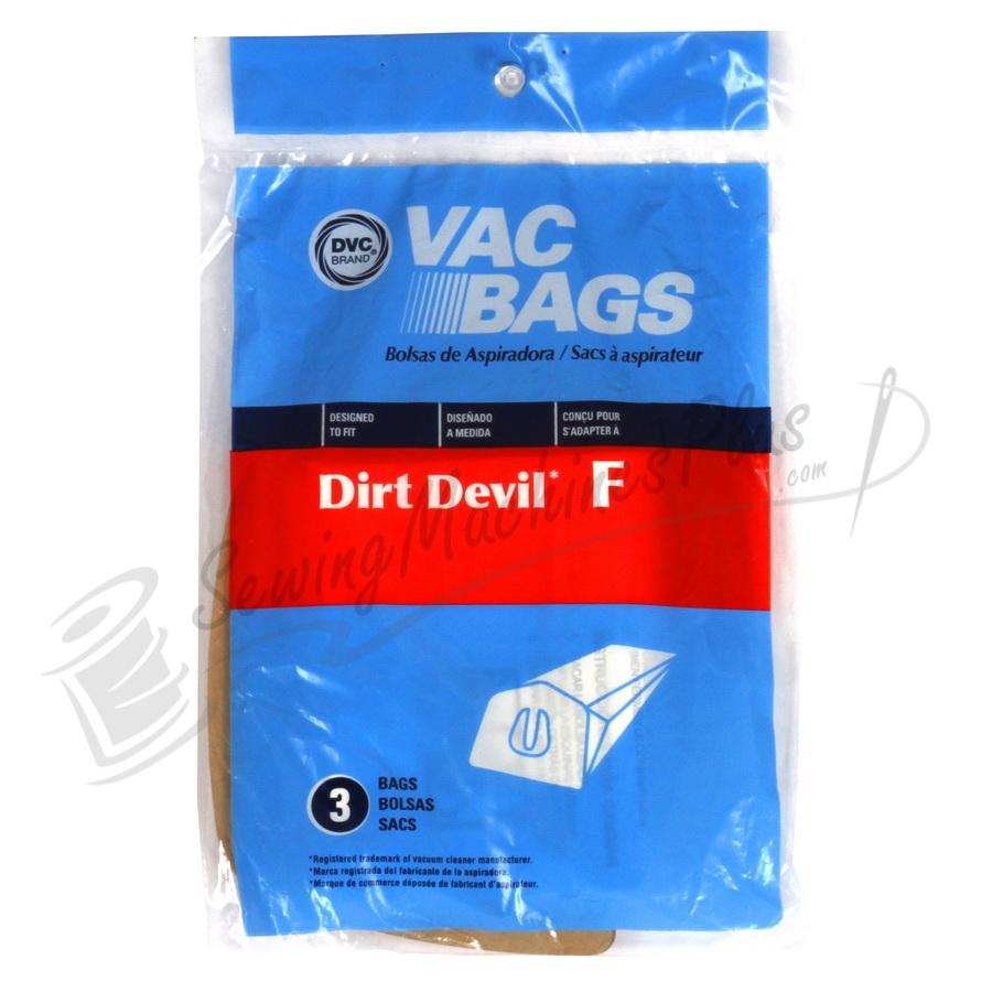 DVC Dirt Devil F Can Vac 3pk paper bag (06.312)