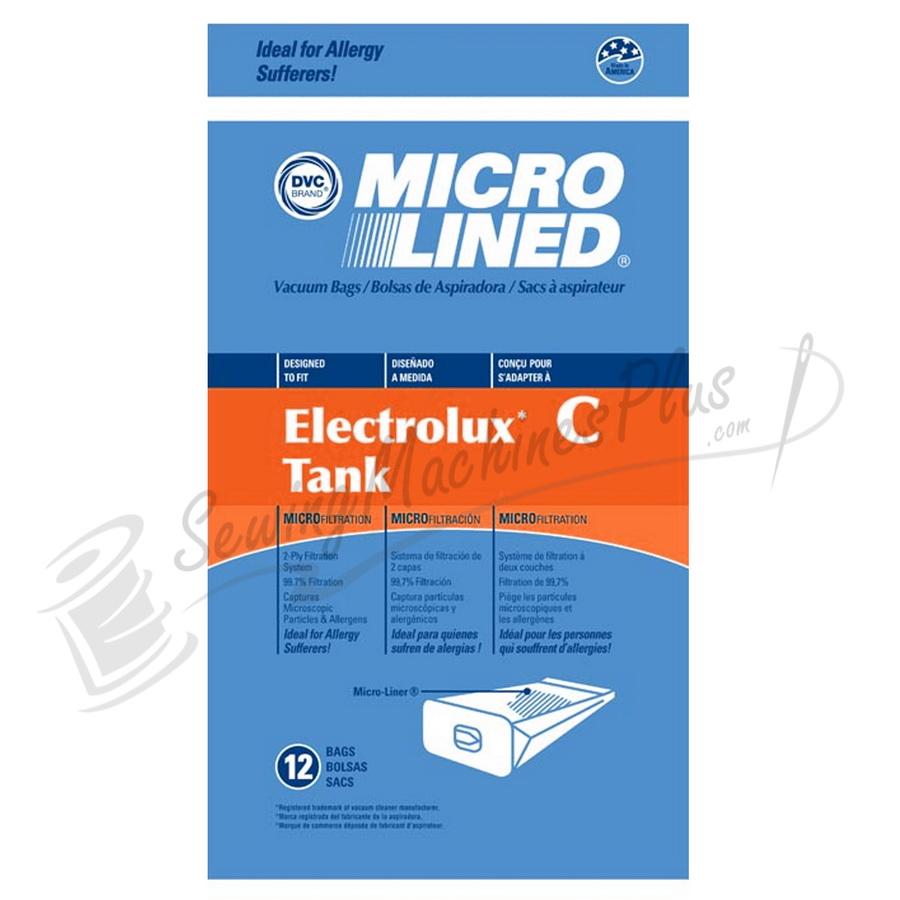 Microlined Electrolux Type C Paper Vacuum Bag 12pk (06.709)