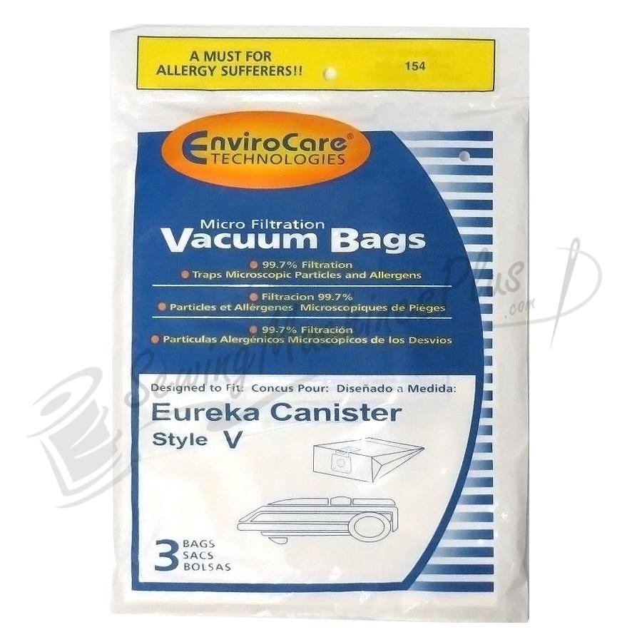 EnviroCare Technologies Eureka Canister Style V Micro-Filtration Vacuum Bags (ER-1452)