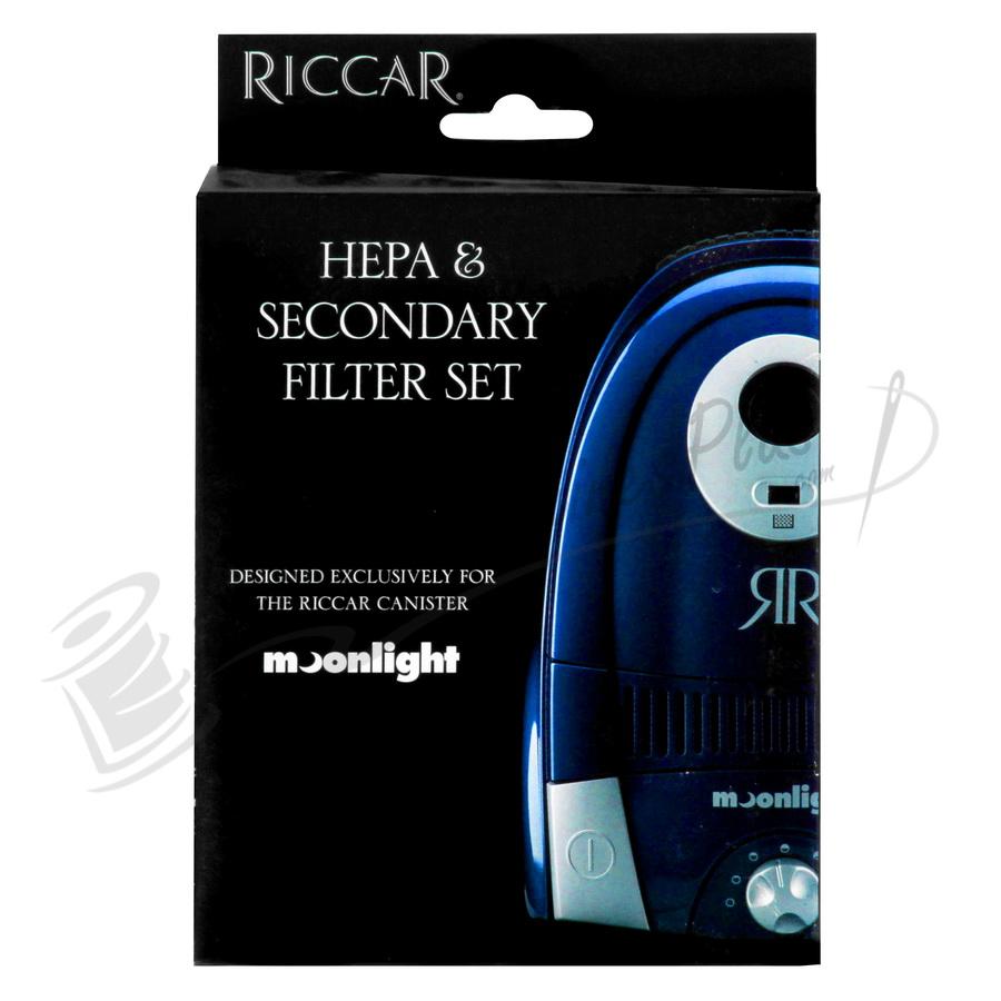 Riccar Canister Hepa and Secondary Filters Moon Zazz