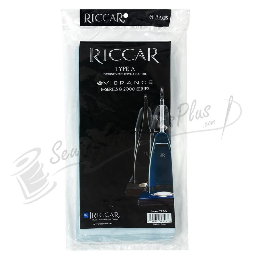 Riccar Vacuum Bags Type A 6pk.