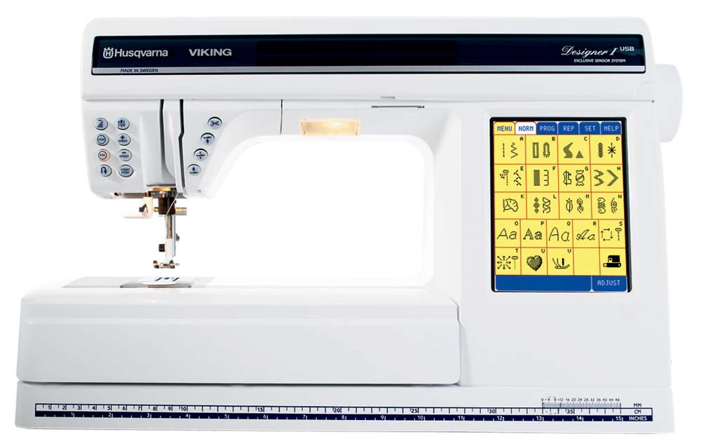 Viking Designer I USB Embroidery & Sewing Machine w/ Embroidery Unit