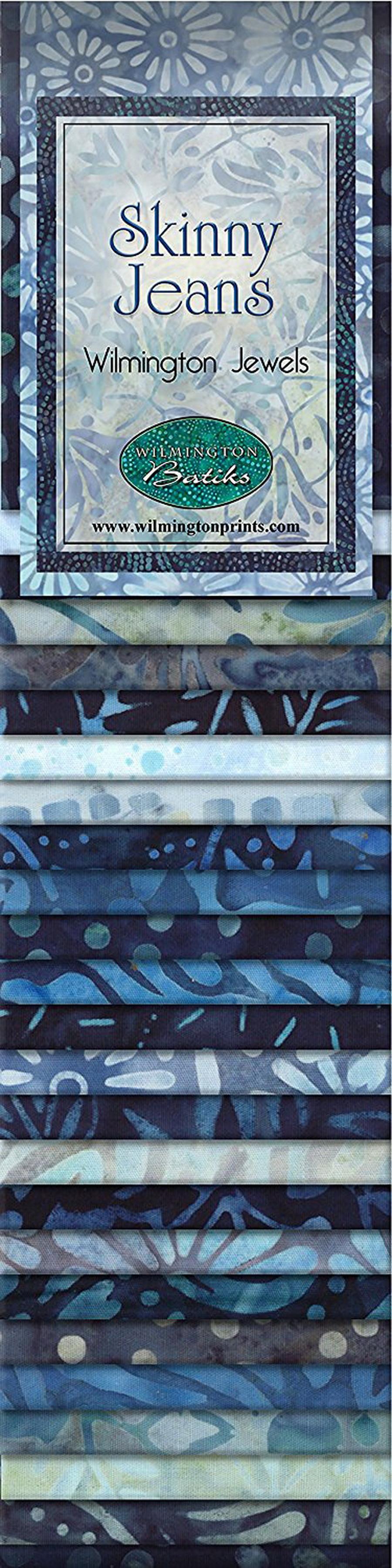 Wilmington Prints Skinny Jeans 24 Pack - 2.5 inch x 44 inch strips