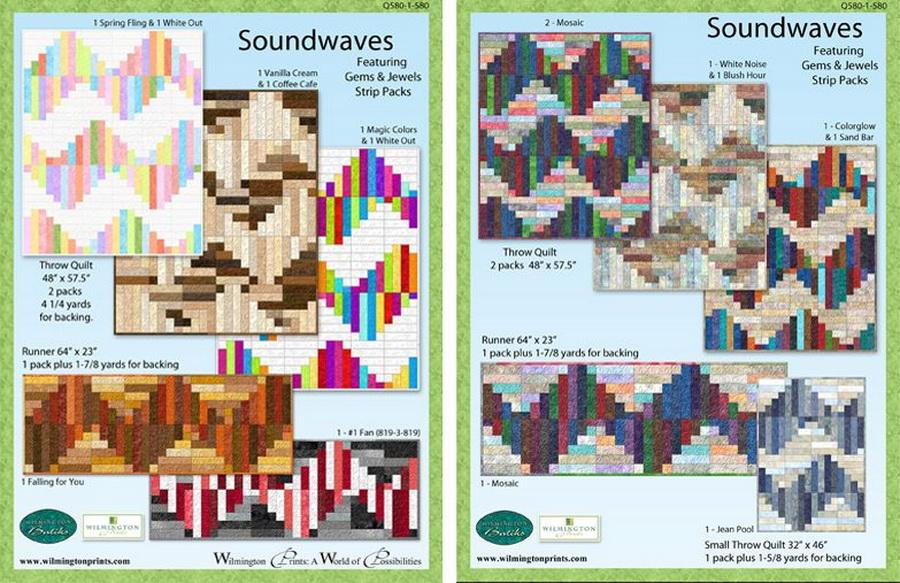 Wilmington Prints Soundwaves Quilting Project Instructions Only