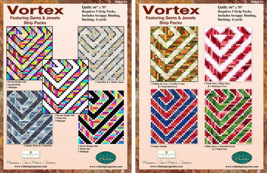 Wilmington Prints Vortex Quilting Project Instructions Only