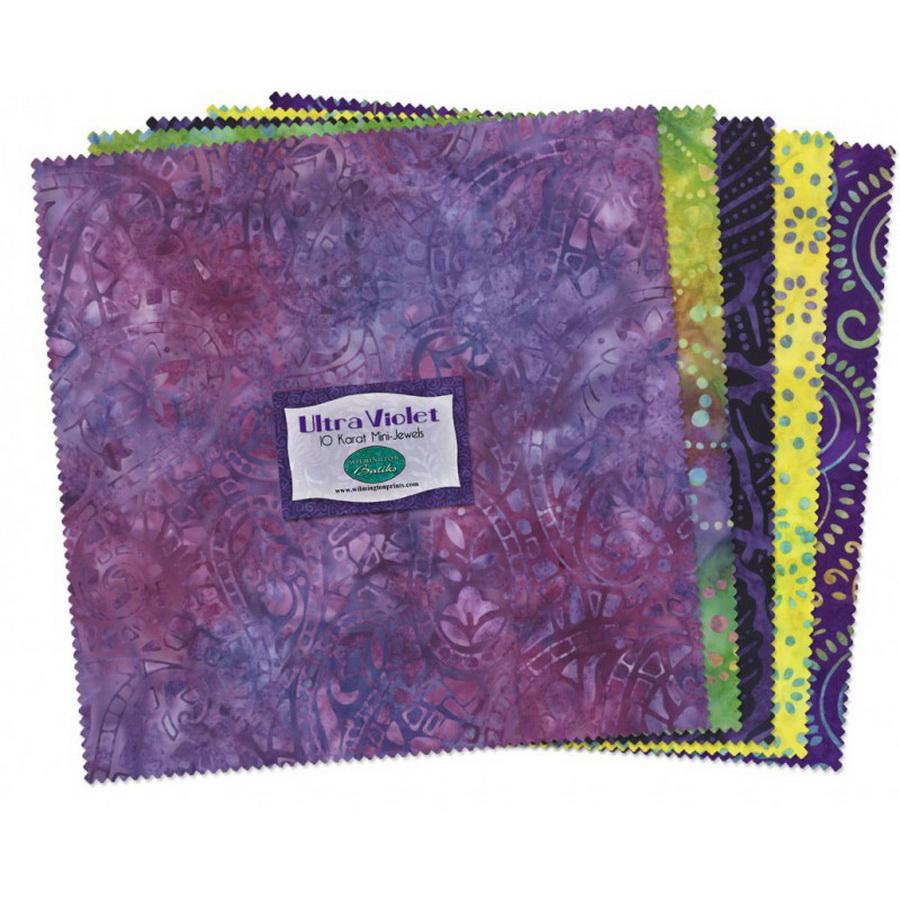 Wilmington Prints Ultra Violet Fabric Kit - 10 inch Squares - DISCONTINUED