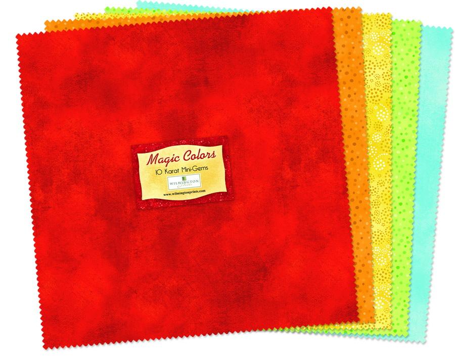 Wilmington Prints Magic Colors Fabric Kit - 10 inch Squares