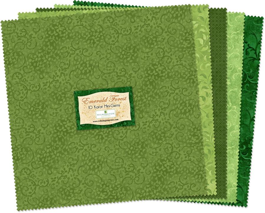 Wilmington Prints Emerald Forest Fabric Kit - 10 inch Squares