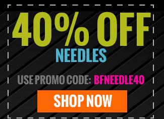 40% Off All Needles - Use promo code: BFNEEDLE40