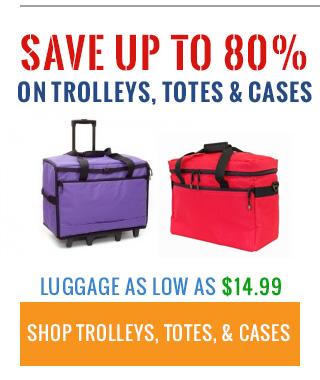 Save up to 80% on Trolley, Totes and Cases
