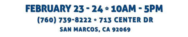 Fluff & Stuff Event: Feb 23-24