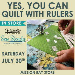 Yes, You Can Quilt with Rulers