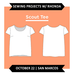 Sewing Projects w/Rhonda - Scout-Tee