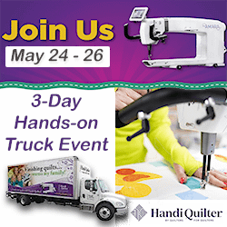 handi quilter 3 day long arm event