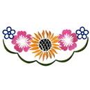 Anita Goodesign Mini Floral Scarfs Design Pack (108maghd