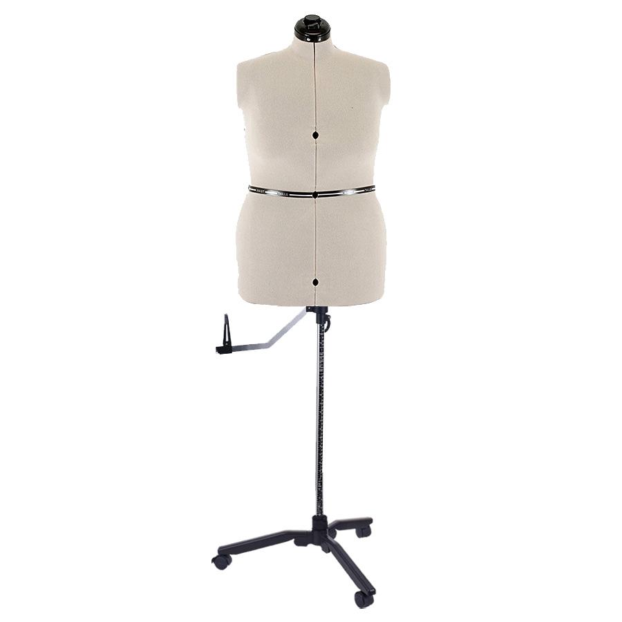 Adjustable Dress Form, Full-Figure, Ivory MM-20023