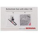 Bernina #3A Buttonhole Presser Foot With Slide (031250.71.01)