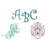 Bonus Embroidery Designs & Alphabets