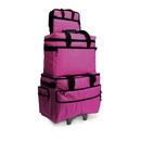 Bluefig TB19 Wheeled Sewing Machine Carrier & Project Combo - Pink
