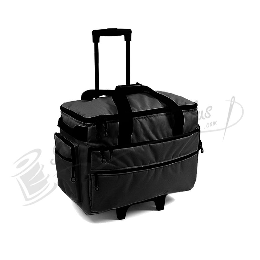  Everything Mary 4 Wheels XXL Collapsible Deluxe Sewing Machine  Trolley, Black Quilted - Rolling Carrying Storage Case for Large Brother,  Singer, & Bernina Machines - Universal Travel Tote Bag : Clothing