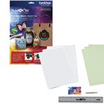 Printable Sticker Starter Kit - Includes ScanNCut Activation Card, Printable Sticker Sheets, Laminate Sheets, Scraper and Lifter, CAPSKIT1