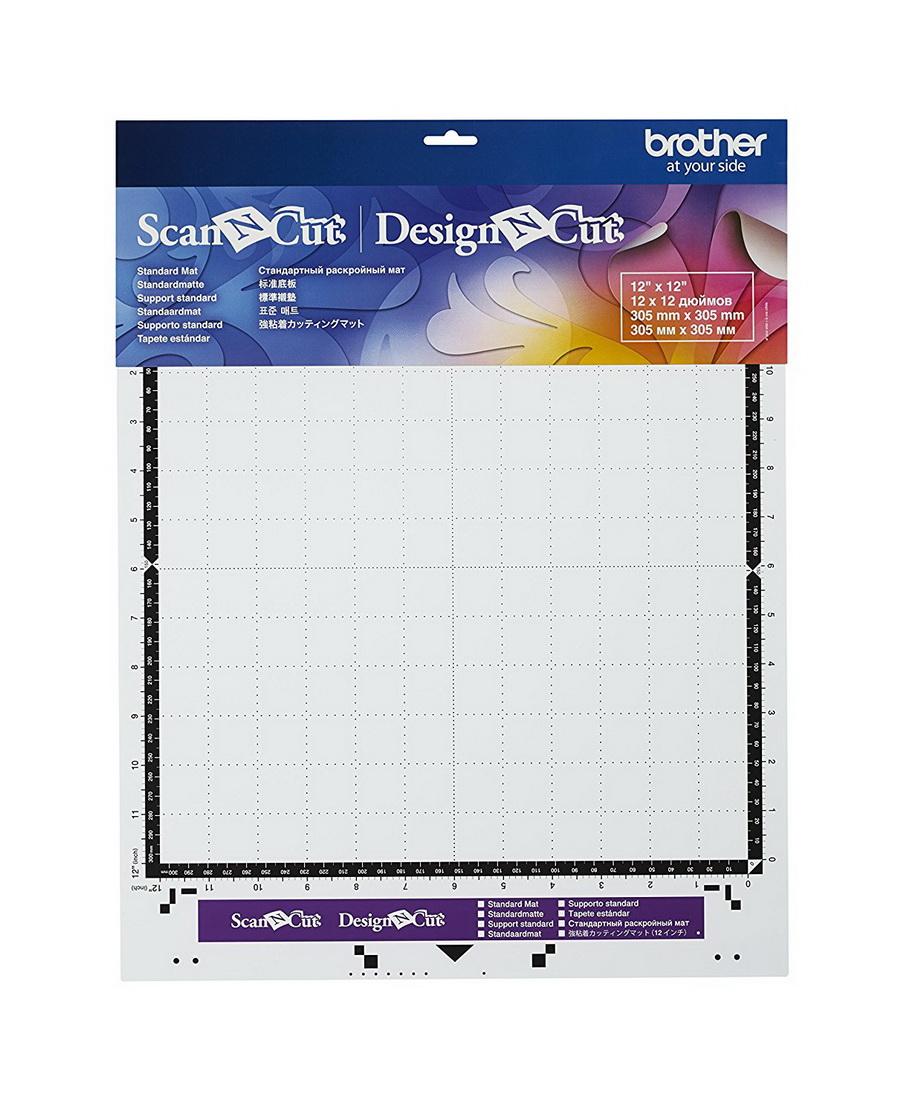 Brother ScanNCut DX 12 x 24 Standard and Low-Tack Adhesive Mats and 12 x 12 Non-Tack Scanning Mat