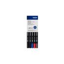 Brother Calligraphy Pen Set (Essential) - Includes Five Calligraphy Pens in Black (2), Blue (1), Carmine Red (1), and Gray (1)