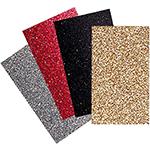 Brother Iron-On Transfer Glitter Sheets - Includes 4 8.5in x 11in Sheets in Silver 1, Red 1, Black 1 and Gold 1