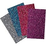 Brother Iron-On Transfer Glitter Sheets - Includes 4 8.5in x 11in Sheets in Silver 1, Turquoise 1, Hot Pink 1 and Purple 1