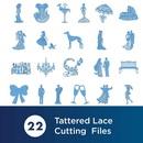 Brother Tattered Lace Pattern Collection #13, 22 Designs