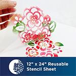 Brother Stencil Sheets - Reusable and Self-Adhesive