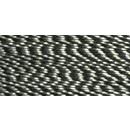 FU01 - Floriani Mixed Embroidery Thread, Black/White, 1,100yd spool