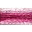 V28 - Floriani Variegated Embroidery Thread, Deep Pink Stripe, 1,100yd spool