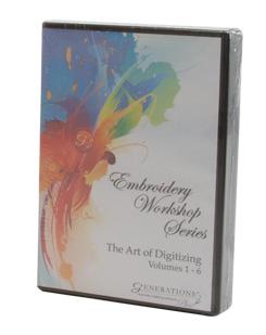 Generations Software Embroidery Workshop Series: The Art of Digitizing Vol 1-6