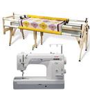 Janome 1600P-QC Sewing Machine w/ Grace Queen Quilting Frame
