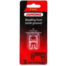 Janome Beading Foot (Wide Groove 4mm) 9mm 202098007