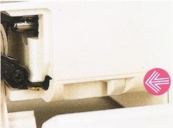 Janome 405 Drop feed lever