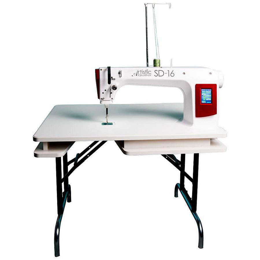 Janome Quilt Maker Pro 18 Versa Longarm Quilting Machine with Sit-Down Table