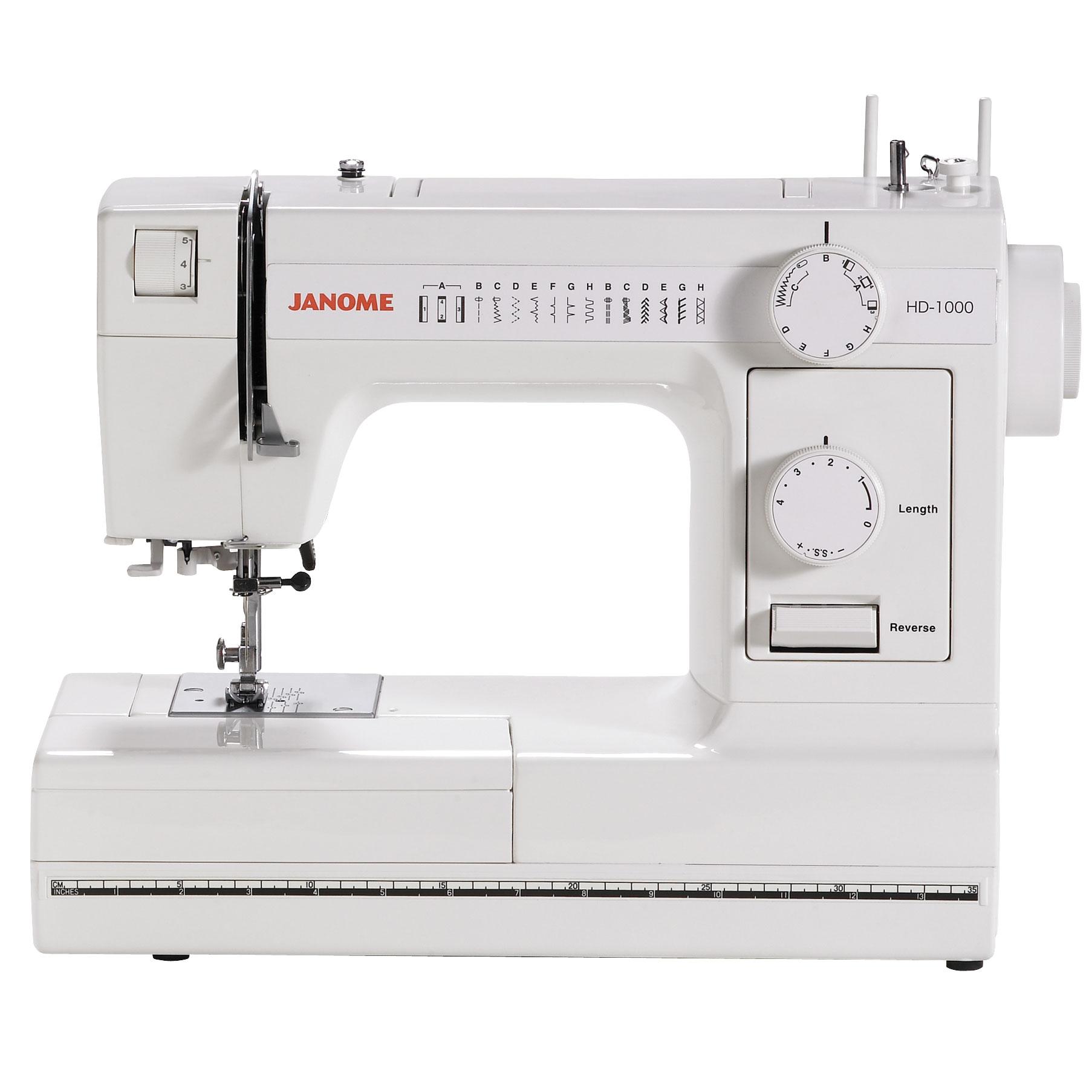 Janome 712T Treadle Sewing Machine with Janome 1/4 inch Seam Foot, 10  Janome Bobbins and Size 14 Needles