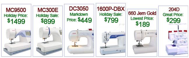 Janome Holiday Specials