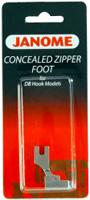 janome concealed zipper foot