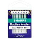 Klasse Sharp  Needles Size 80/12 6 Needles (AA5105.080)