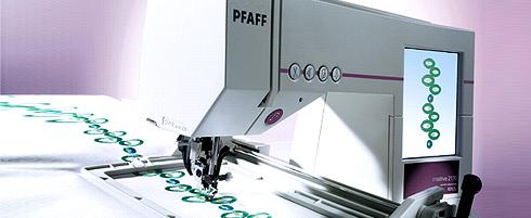 Pfaff sewing machine in action