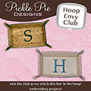 Pickle Pie Designs Monogrammed Cork Trays Hoop Envy Club Exclusive CD (PPDHE55)