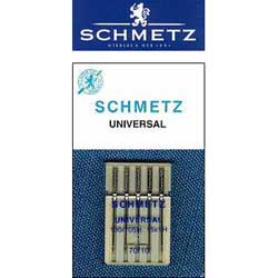  100 Schmetz Universal Sewing Machine Needles - Size 90/14 - Box  of 10 Cards