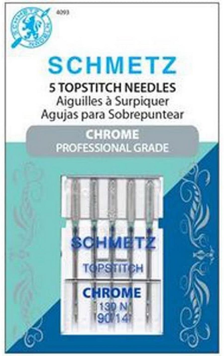 Schmetz Needles - Chrome - Embroidery - Size 90/14