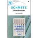 Schmetz Microtex Needles 5PK - Size 60/8